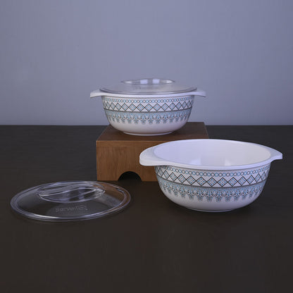 Serving Casserole with Lid Set 2 + 2 pc 19 cm - Shilpi
