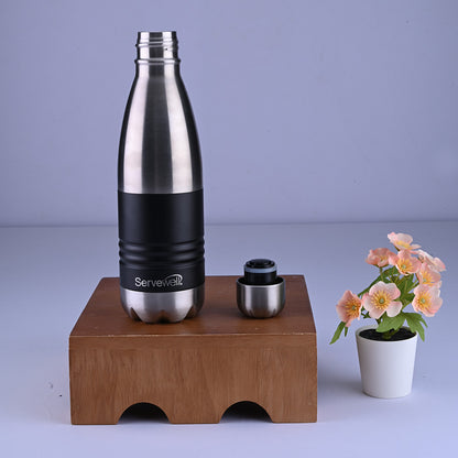 Indus Pro Vacuum Bottle 500 ml - Twin StlBlk