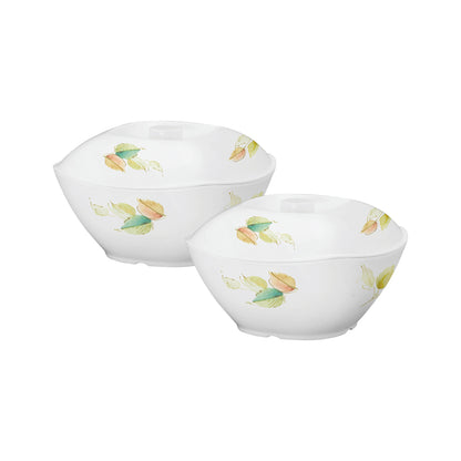 4 pc Serving Bowl with Lid Set 20.5 cm - Bay Leaves