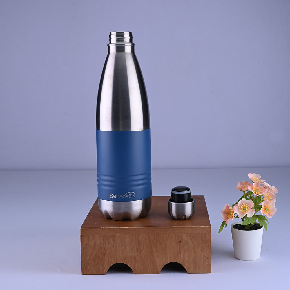 Indus Pro Vacuum Bottle 1000 ml - Twin StlBlu