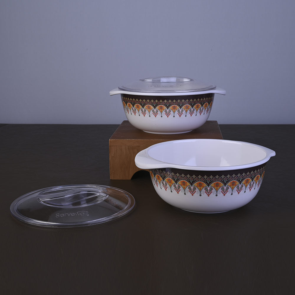 4 pc Serving Bowl with Lid Set 19 cm - Jashn