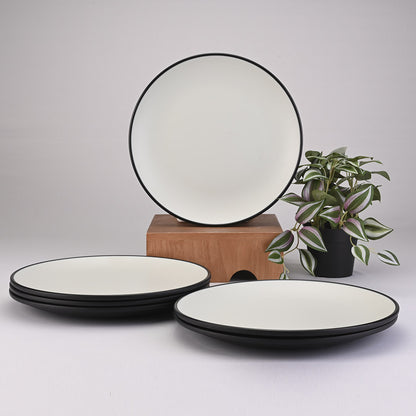 Small Plate Set 6pc Two Tone 18.2 cm - Black + Green