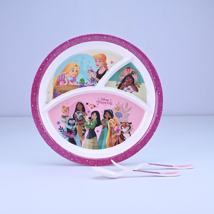 3 pc Rd 3Plate Fork & Spoon Set - Princess