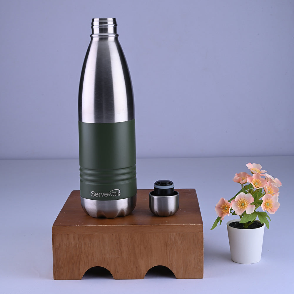 Indus Pro Vacuum Bottle 750 ml - Twin StlGrn
