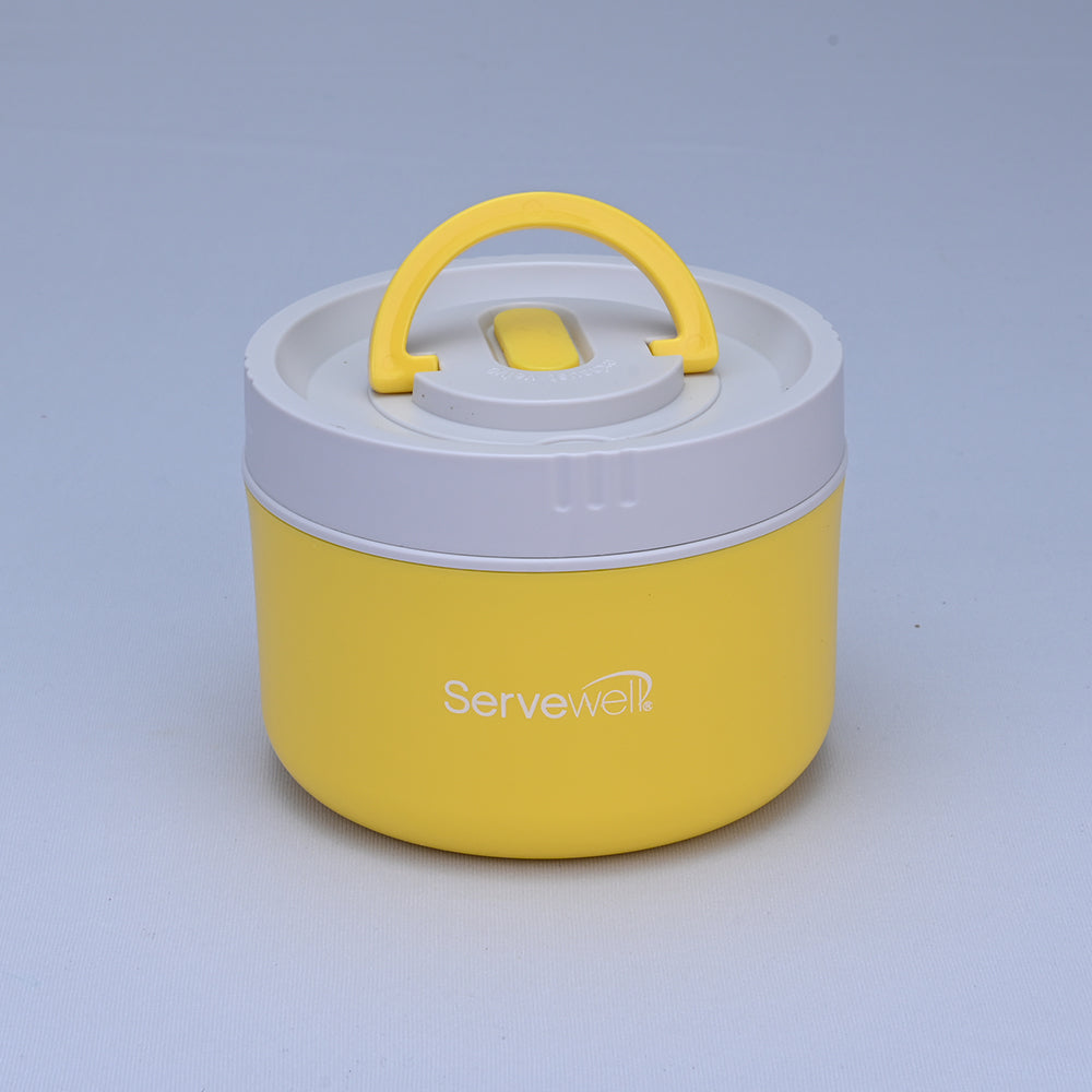 Meal Vacuum Lunch Box 600 ml - Yellow