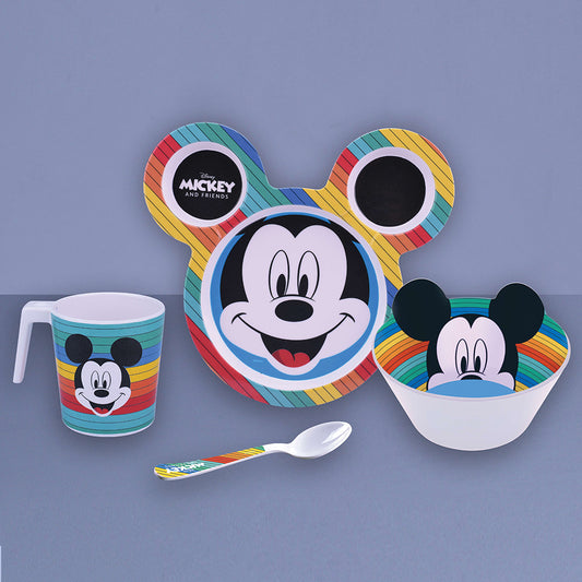 4 pc Kids Set - Mickey Stripe
