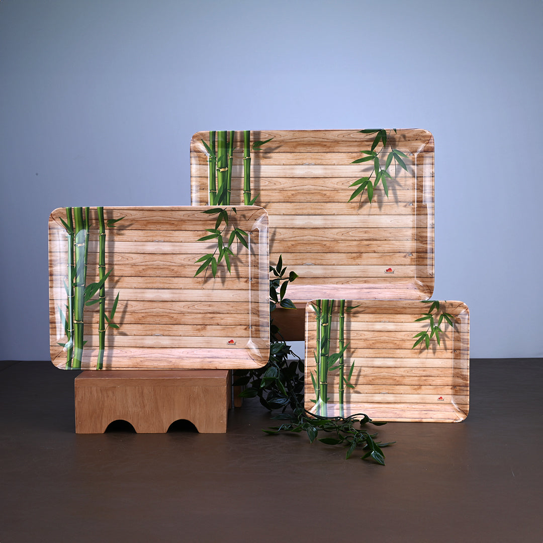 3 pc Stylo Trays Set - Bamboo Delite