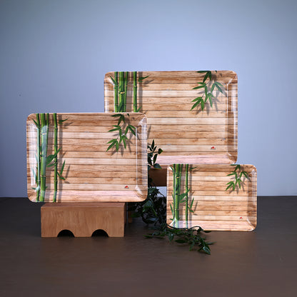 3 pc Stylo Trays Set - Bamboo Delite