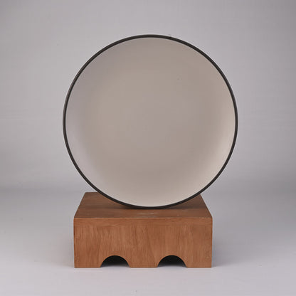 Buffet Plate Set 6pc Two Tone 32 cm - Terraclay + Brown