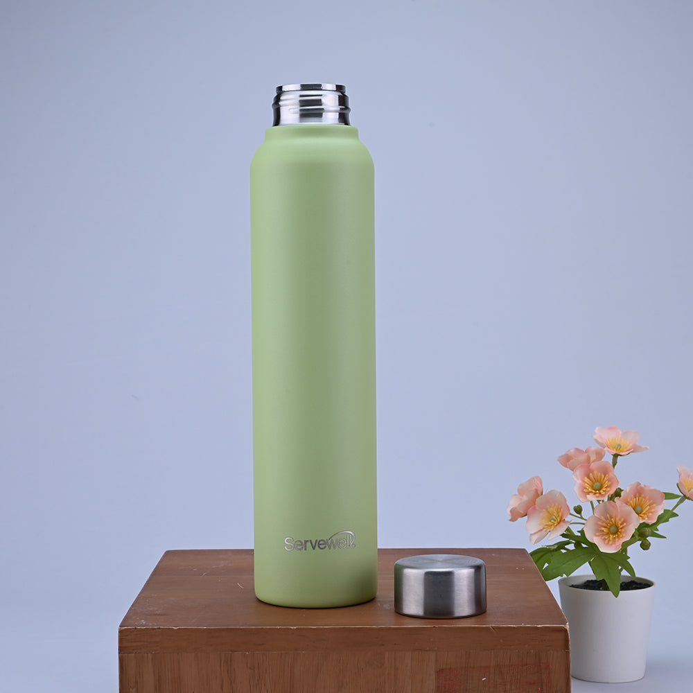 Sleek Single Wall Bottle - Pastel Green