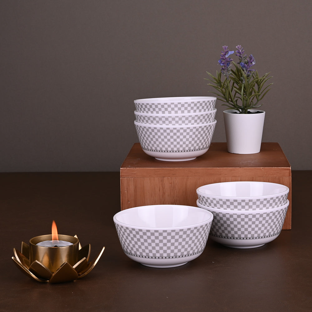 18 pc Dinner Set Checkers Servewell Dinnerware