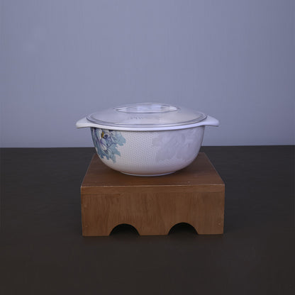 Serving Bowl with Lid Set 2 + 2 pc 19 cm - Camellia