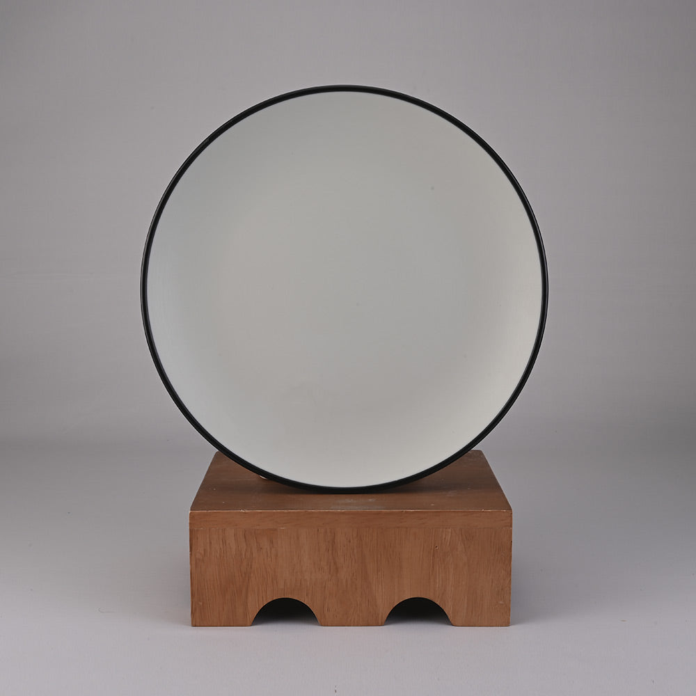 Buffet Plate Set 6pc Two Tone 32 cm - Black + Green