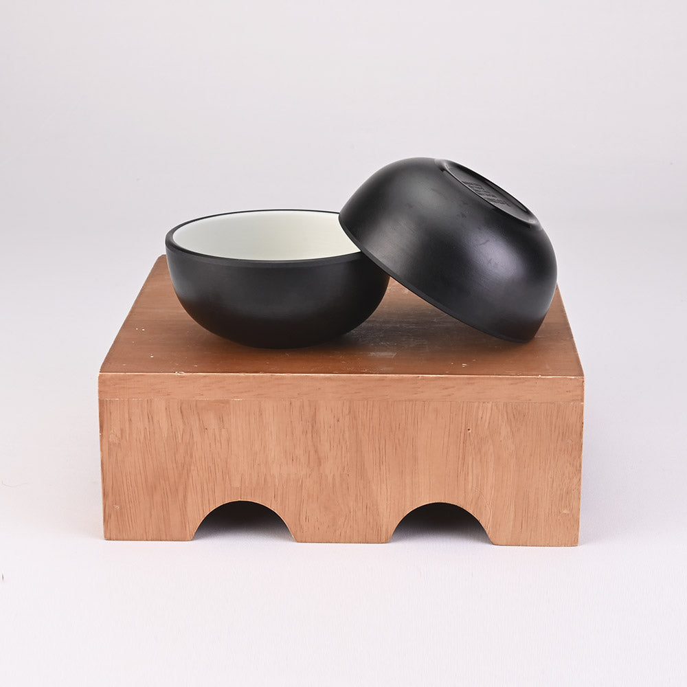 Soup Bowl Set 6pc Two Tone 12.3 cm - Black + Green