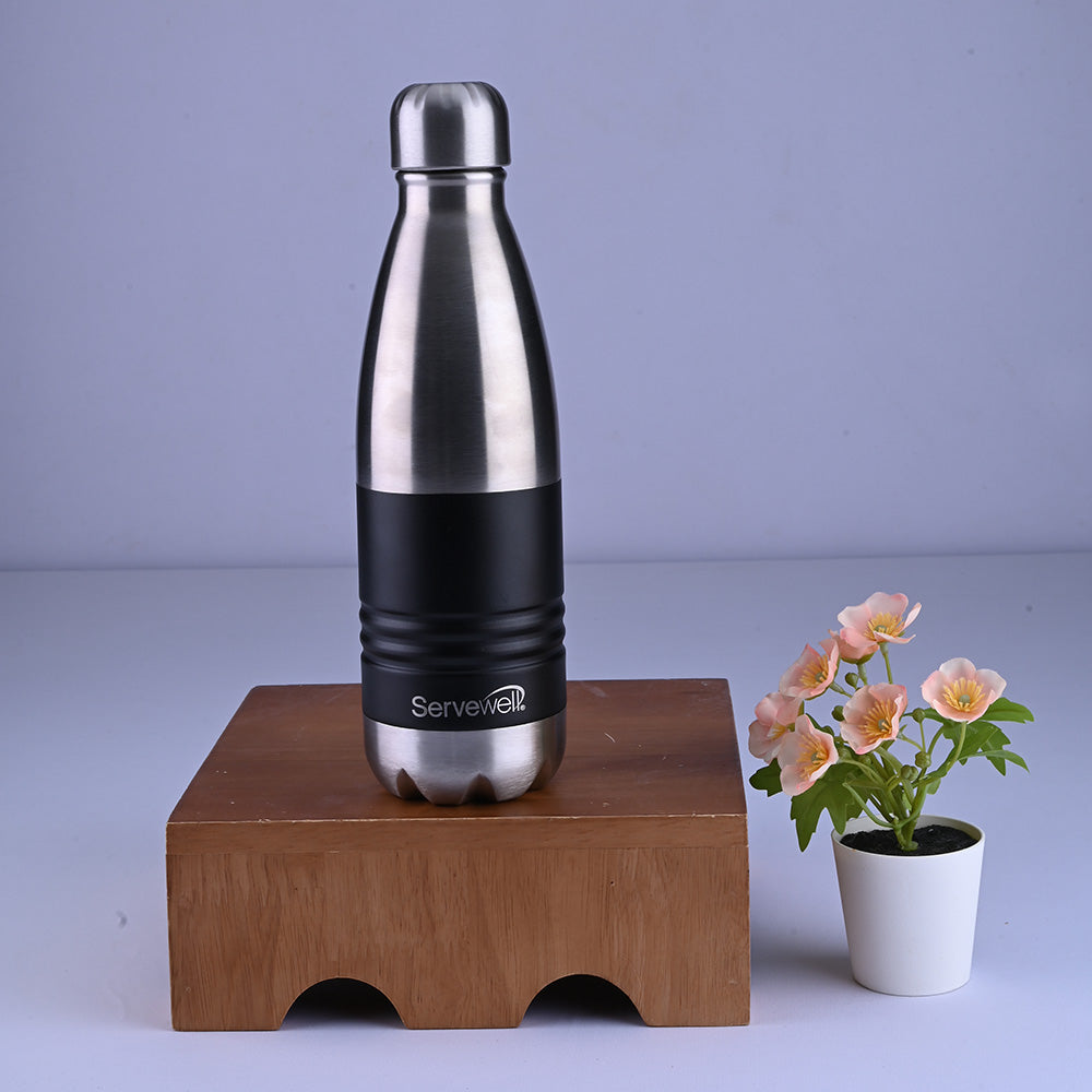 Indus Pro Vacuum Bottle 500 ml - Twin StlBlk