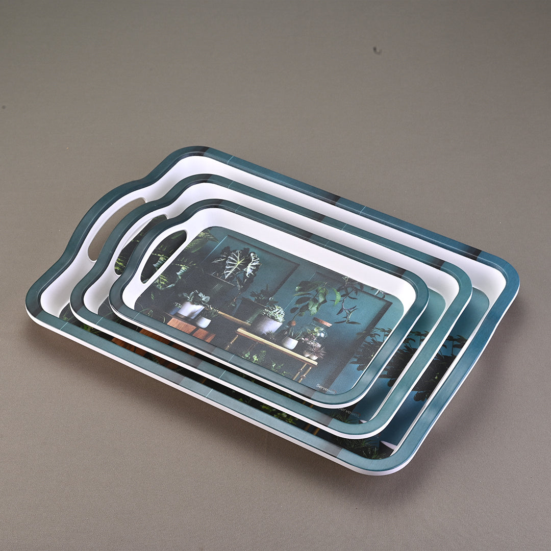 3 pc Sturdy Trays Set - Nursery