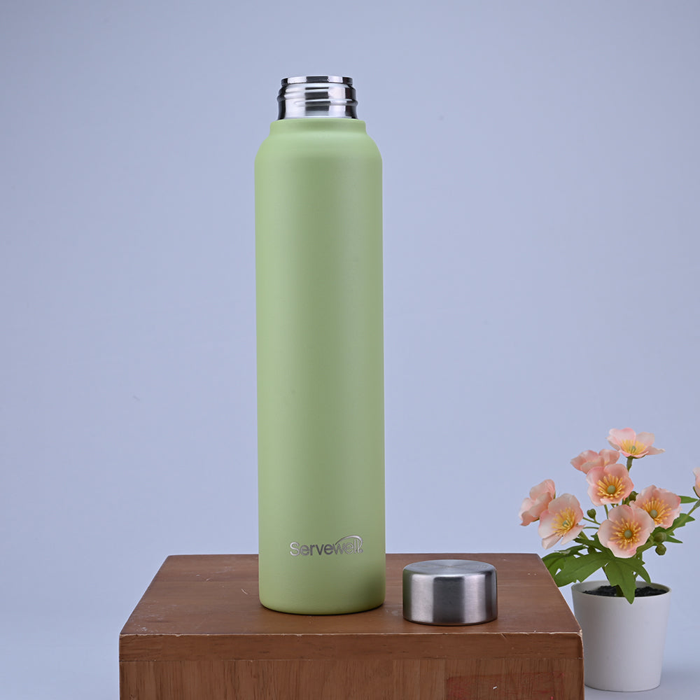 Sleek Single Wall Bottle - Pastel Green