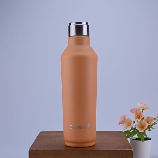 Alaska Single Wall Bottle - Pastel Orange