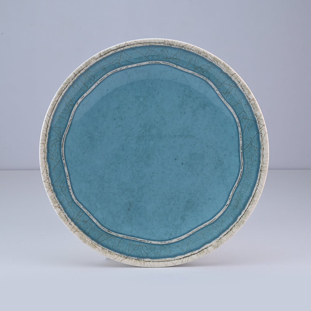 6 pc Dinner Plate Set 27 cm - Ancient Sea