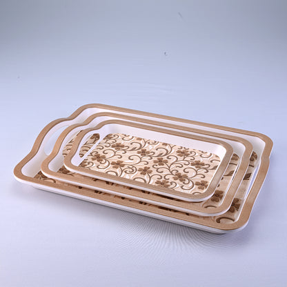 3 pc Sturdy Trays Set - Inlay
