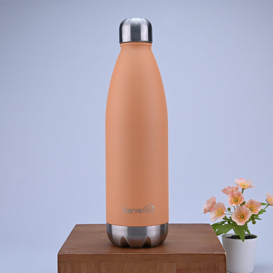 Bali Single Wall Bottle - Pastel Orange