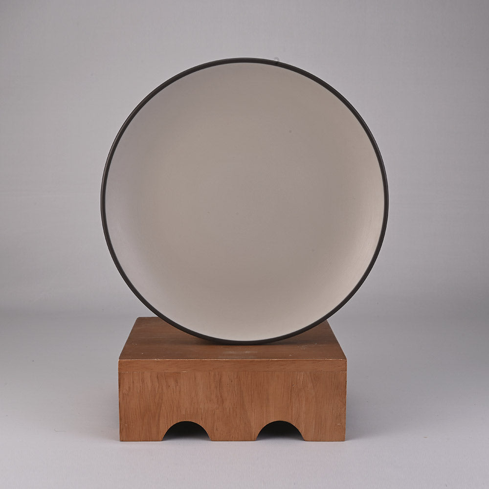 6 pc Dinner Plate Set 2Tone 26.5 cm - Terraclay + Brown