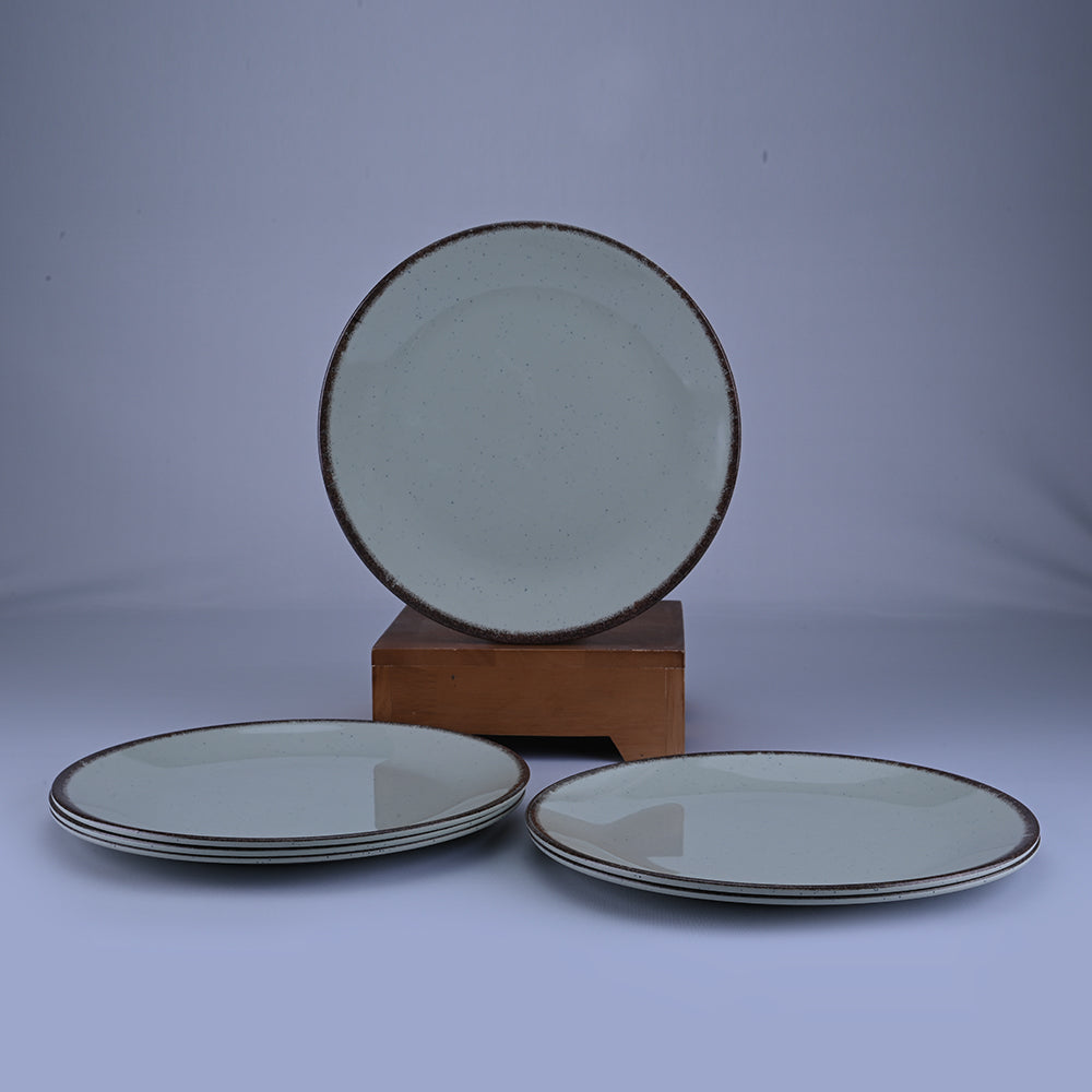 31 pc Dinner Set Gravel - Dot Green