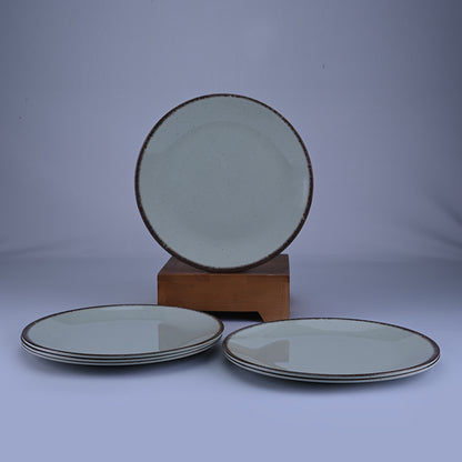 31 pc Dinner Set Gravel - Dot Green