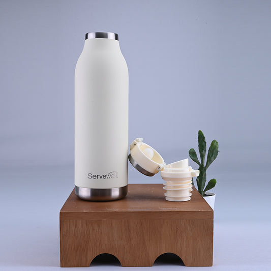 Victoria SS Vacuum Bottle 750 ml - Ivory