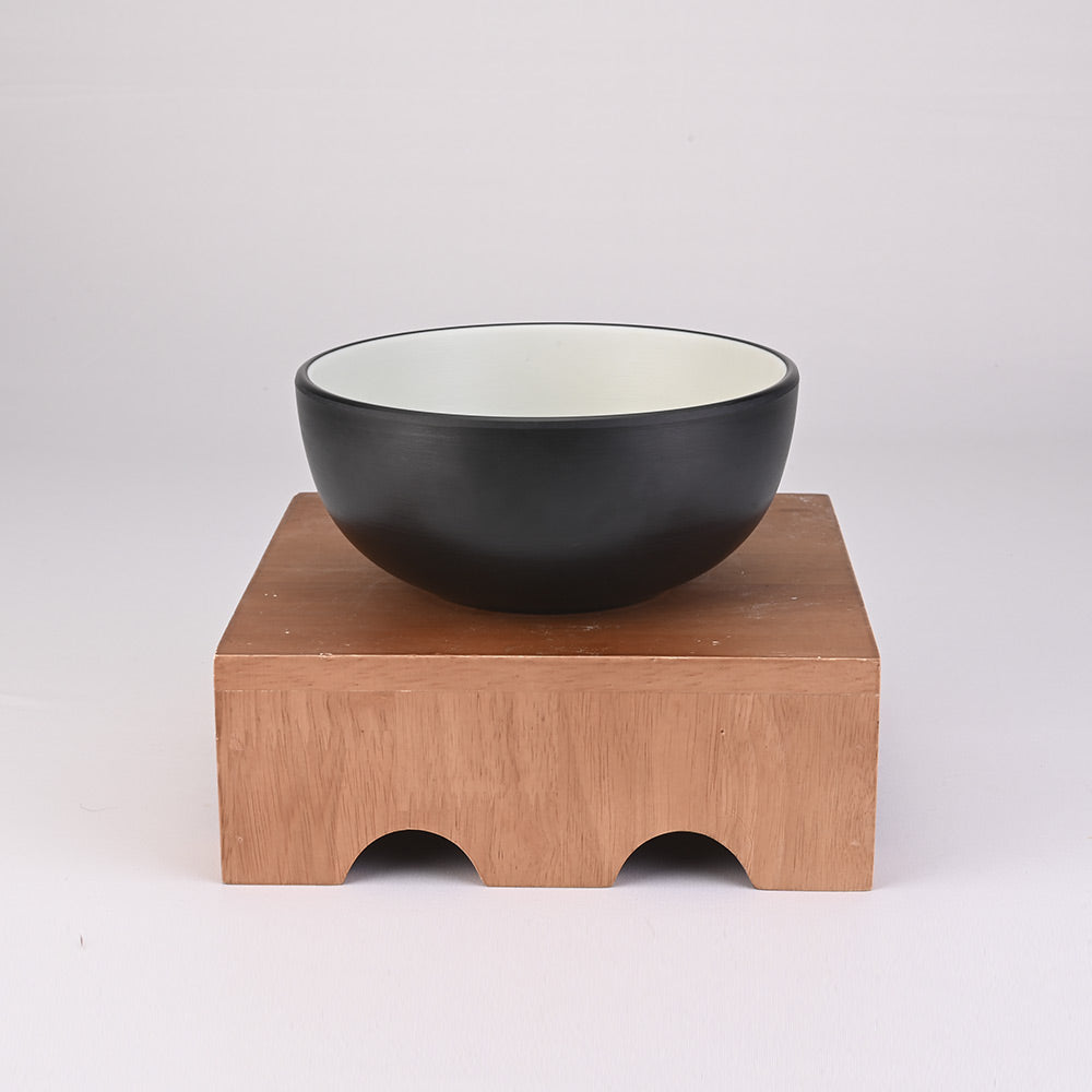 Serving Bowl Set 4pc Two Tone 14.5 cm - Black + Green