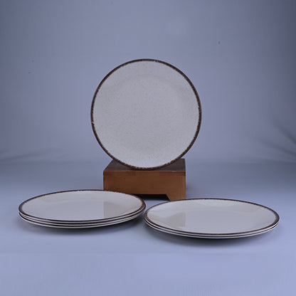 18 pc Buffet Set Gravel - Dot Cream