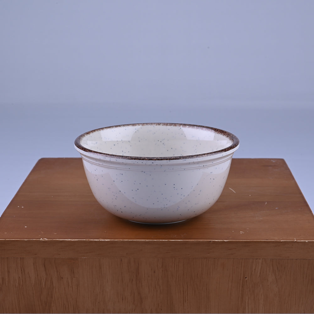 6 pc Veg Bowl Set Gravel 10.5 cm - Dot Cream
