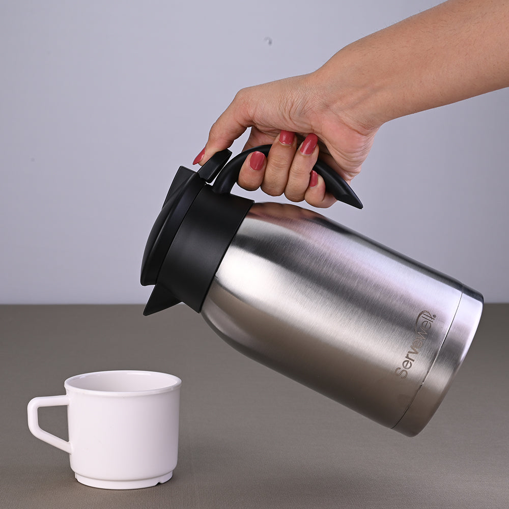 Heron SS Vacuum Jug 1000 ml - Steel