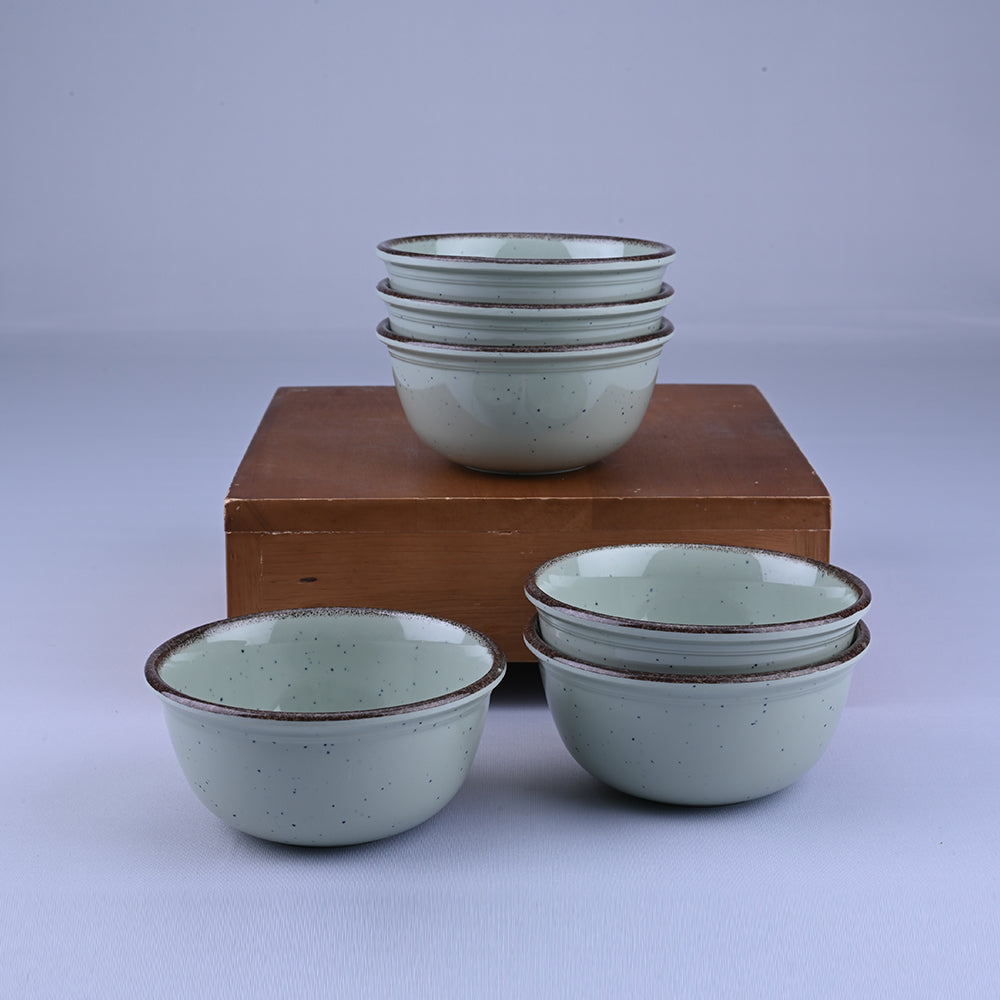 31 pc Dinner Set Gravel - Dot Green