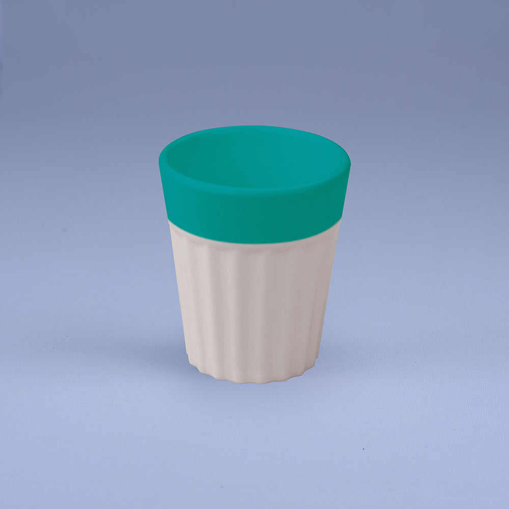 6 pc 2 Tone Chai Glass Set