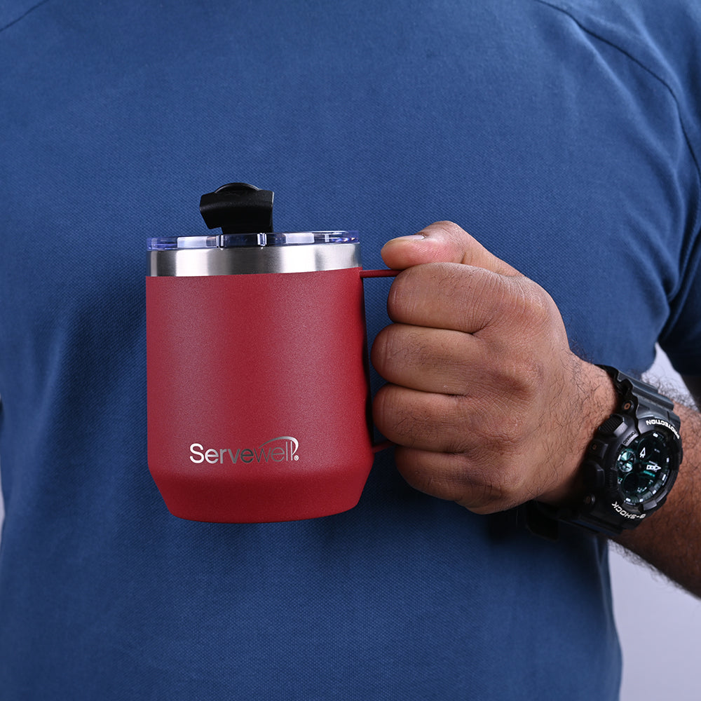 Dash SS Vacuum Mug 450 ml - Cherry