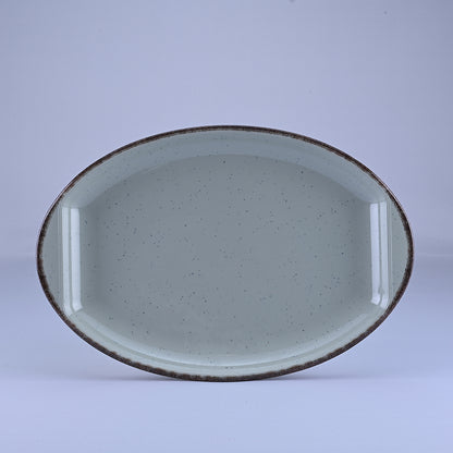 31 pc Dinner Set Gravel - Dot Green