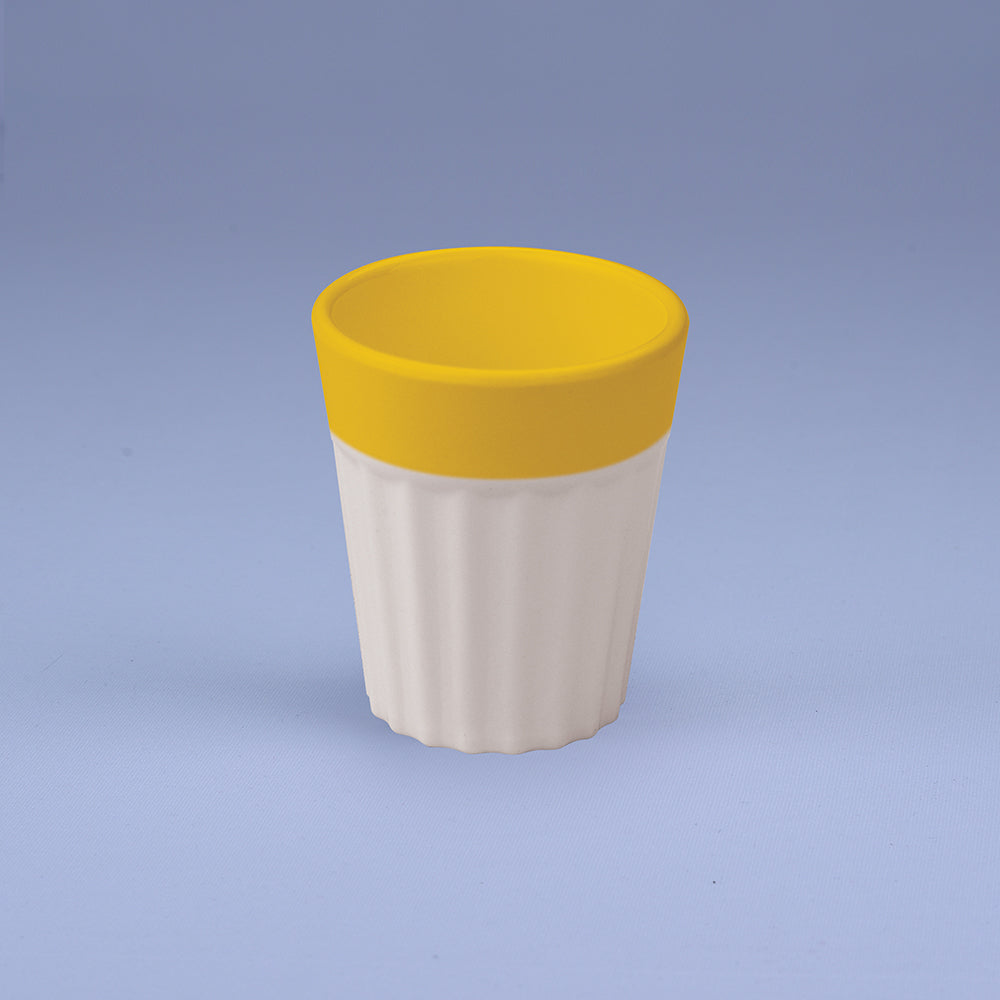 6 pc 2 Tone Chai Glass Set