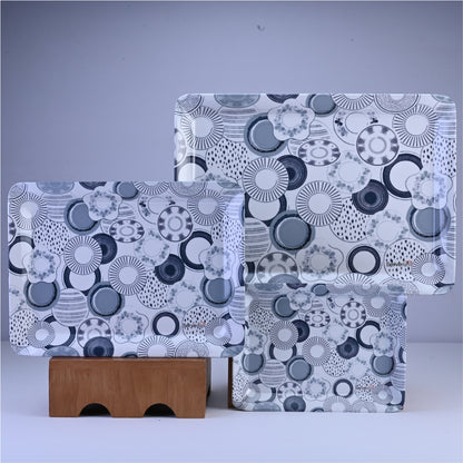 3 pc Tray Set Twin Stylo - Indish