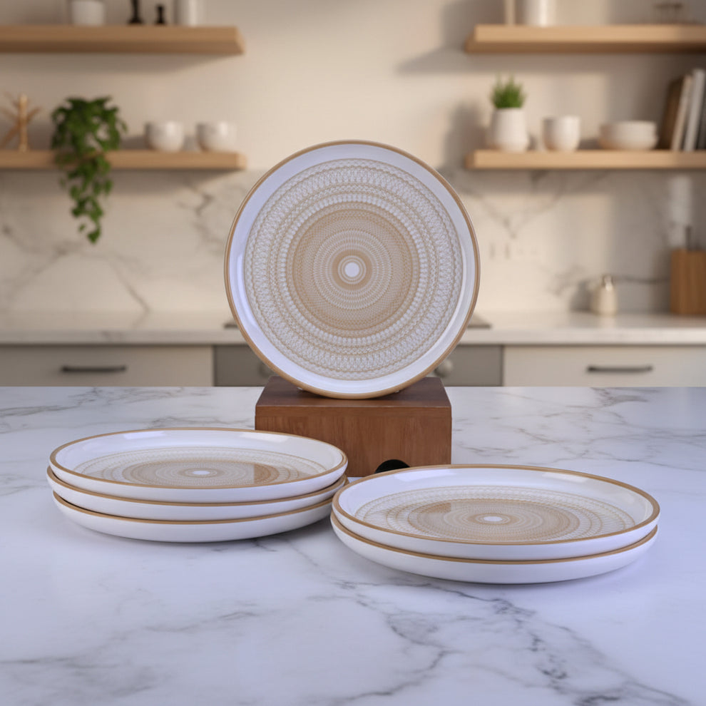 6 pc Dinner Plate Set Dome 27 cm - Arkaya – Servewell Dinnerware