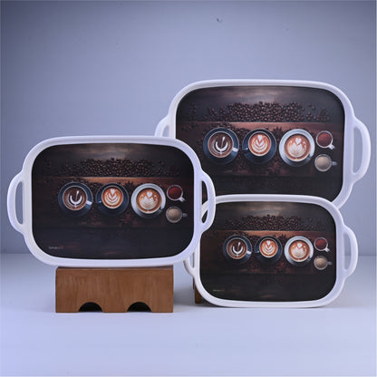 3 pc Tray Set Friendly - Joe