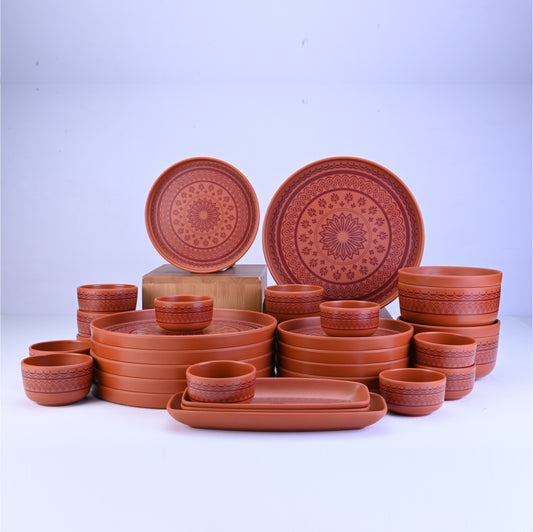 31 pc Dinner Set Thali - Kolam