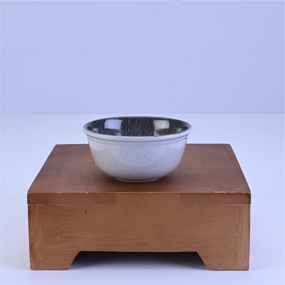 6 pc Veg Bowl Set Gravel 10.5 cm - Dot Silver