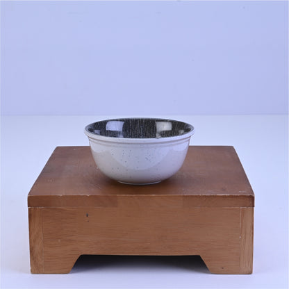 6 pc Veg Bowl Set Gravel 10.5 cm - Dot Silver