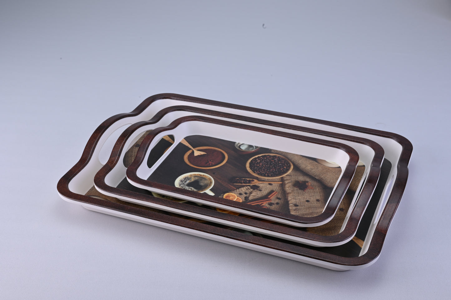 3 pc Sturdy Trays Set - Dalchini