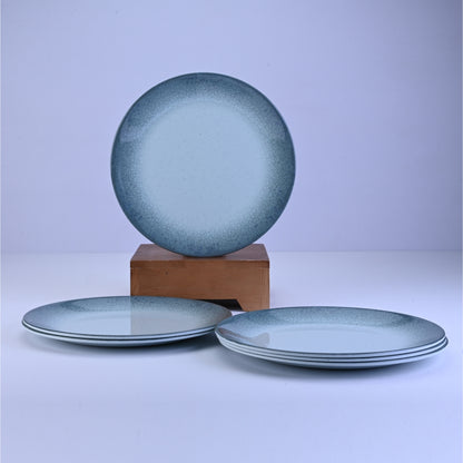 18 pc Dinner Set Gravel - Dot Blue