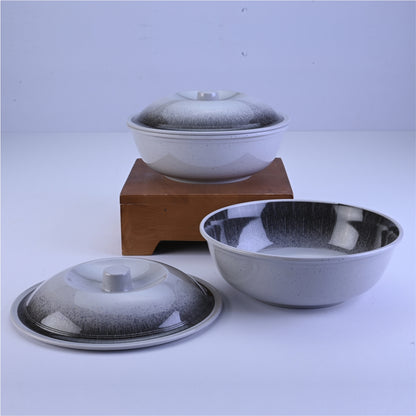 31 pc Dinner Set Gravel - Dot Silver