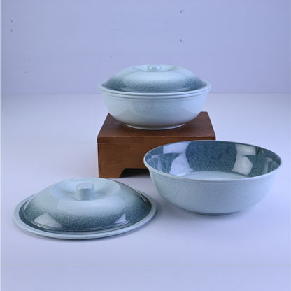 31 pc Dinner Set Gravel - Dot Blue