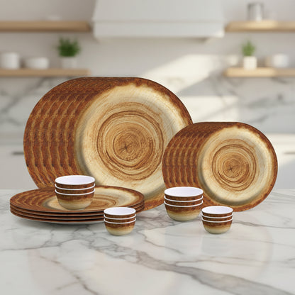 24pc Dinner Set Round - Stump