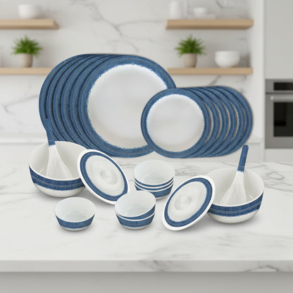 24pc Dinner Set: Denim